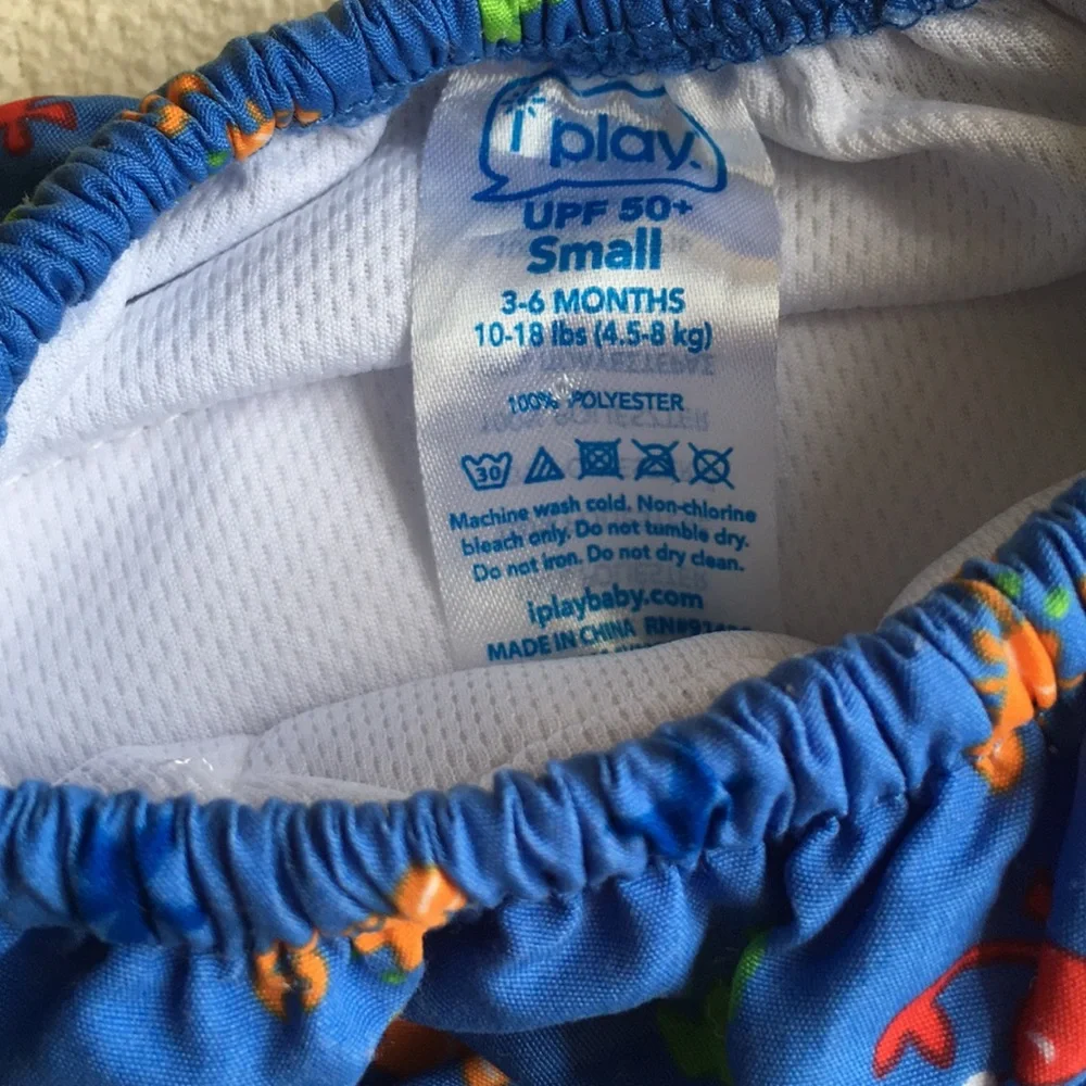 The Honest Company Kids Swim Diaper Covers - Blue, Light Blue, Yellow